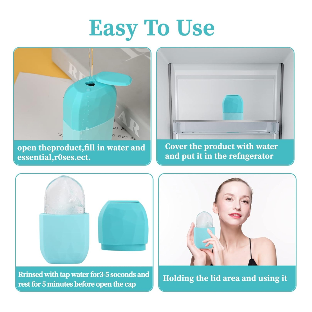 Miniatura 4 de Masajeador Facial Hielo en Silicona